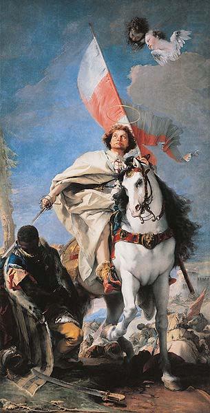 Giovanni Battista Tiepolo St Jacobus defeats the Moors china oil painting image
